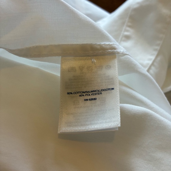 Lands' End Outfitters Men's Shirt Size 16 1/2x35 Button Down Pocket Cotton Blend - Picture 4 of 7